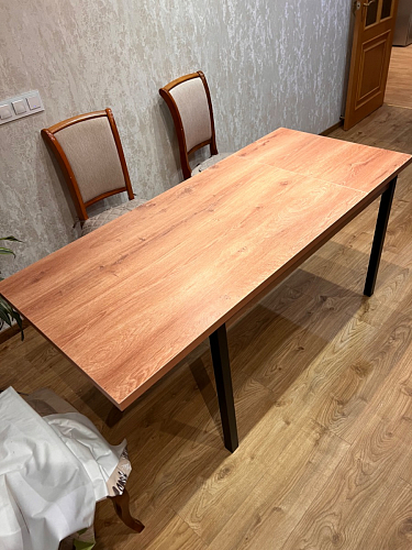 Стол Оригон файерстоун / черный матовый фото покупателя 28