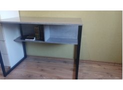 Письменный стол Клер Лофт черный матовый / бетон фото покупателя 44