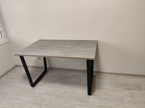 Деревянный стол Лота Лофт 120x75 дуб крафт табачный / черный матовый фото покупателя 448