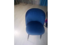 Стул на металлокаркасе Gabi 1 бежевый / черный с серебряными наконечниками фото покупателя 442