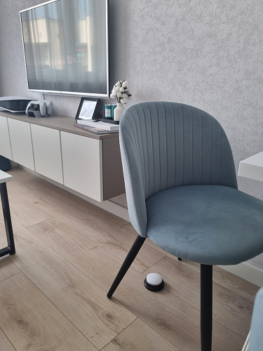 Стул на металлокаркасе Gabi latte / gold / black фото покупателя 515