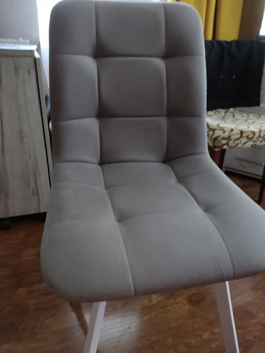 Стул на металлокаркасе Чилли синий / белый фото покупателя 652