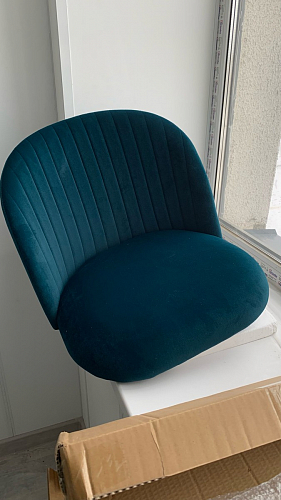 Стул на металлокаркасе Gabi 1 light purple / black фото покупателя 337