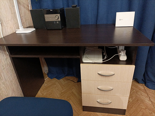 Стол письменный Бриз МДФ волна лайм / ясень светлый фото покупателя 228