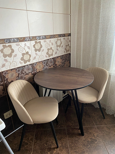 Стул на металлокаркасе Gabi latte / gold / black фото покупателя 722