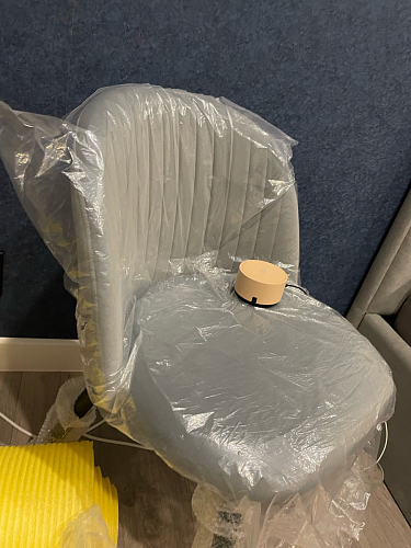 Стул на металлокаркасе Gabi 1 light purple / black фото покупателя 526