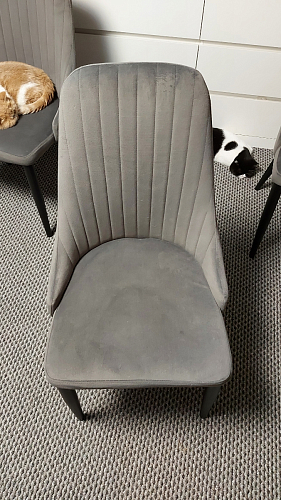 Стул на металлокаркасе Kora light blue / white фото покупателя 233