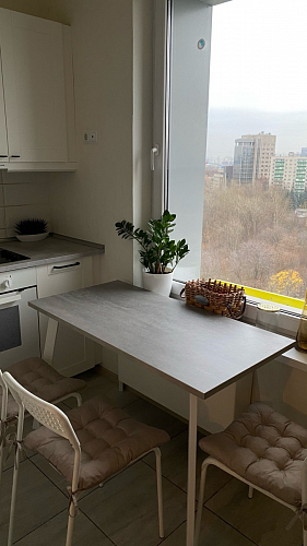 Стол Тринити Лофт 120 25 мм черный матовый / юта фото покупателя 25