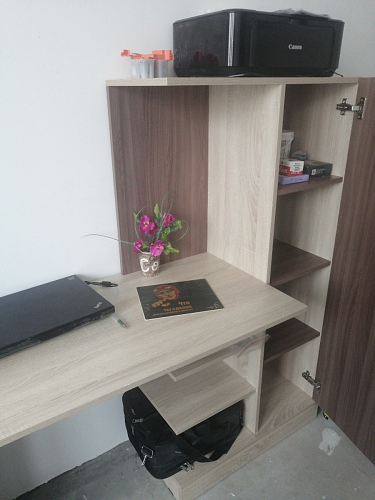 Письменный стол Квартет-6 белый фото покупателя 14