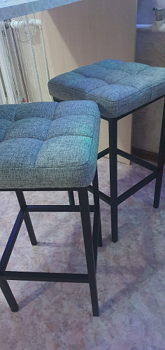 Полубарный стул Лофт мадера 20 / белый матовый фото покупателя 117