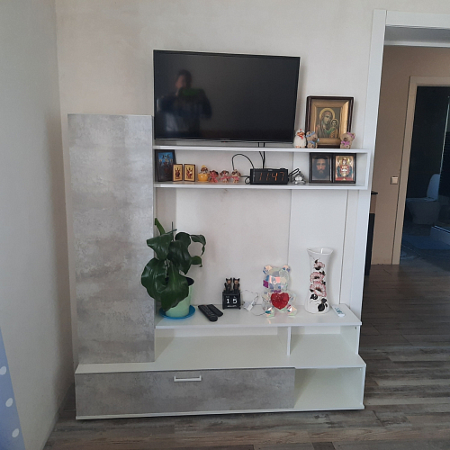 Готовая гостиная Jimenez дуб венге / белый глянец фото покупателя 90