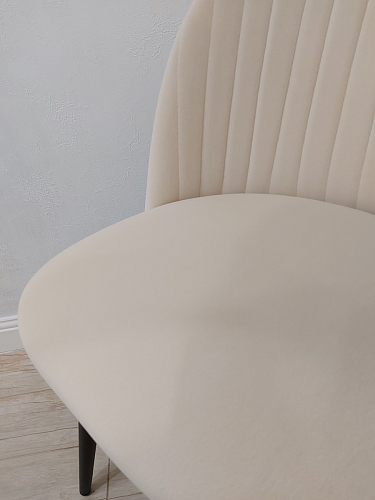 Стул на металлокаркасе Gabi 1 light purple / black / gold фото покупателя 270