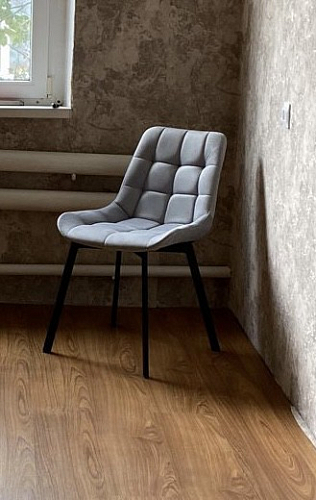 Стул на металлокаркасе Челси К бирюзовый / черный фото покупателя 55