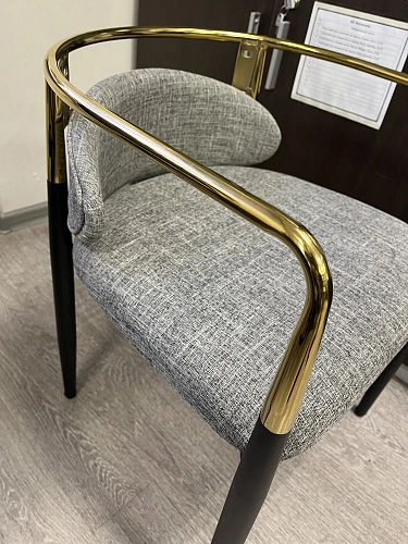 Кресло Lord gray / black / gold фото покупателя 8