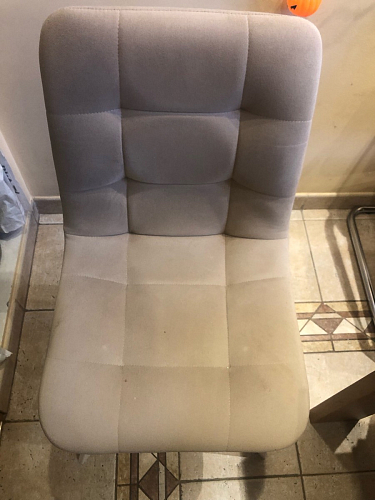 Стул на металлокаркасе Чилли бежевый / белый каркас фото покупателя 984