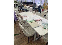 Стул на металлокаркасе Kora green / black фото покупателя 203