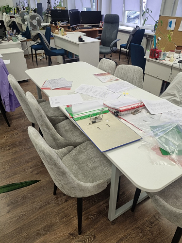 Стул на металлокаркасе Kora green / black фото покупателя 203