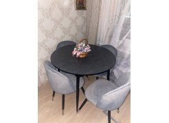 Стул на металлокаркасе Gabi 1 light purple / black фото покупателя 467