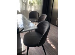 Стул на металлокаркасе Gabi 1 light purple / black фото покупателя 620