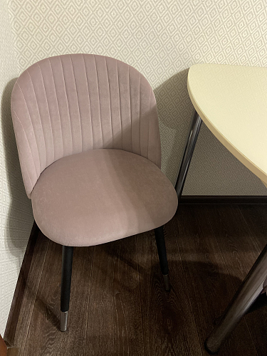 Стул на металлокаркасе Gabi latte / gold / black фото покупателя 983