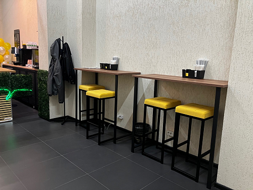 Барная стойка Дилан Лофт 120х50х90 бетон фото покупателя 201