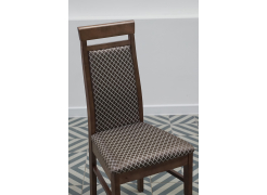 Деревянный стул Амиата бежевый / орех из шоурума 1