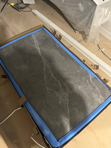 Керамический стол Вилли 140(200)х80 carmen light grey / черный фото покупателя 64