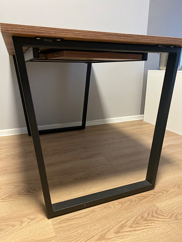 Деревянный стол Лота Лофт 120х75 белый матовый / дуб крафт золотой фото покупателя 308