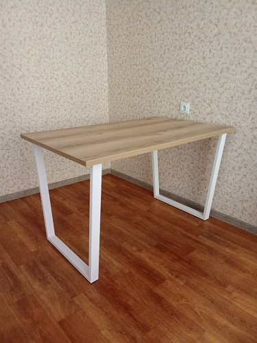 Деревянный стол Барон О 200 х 90 белая пленка шагрень / белый фото покупателя 67