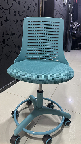 Компьютерное кресло Kiddy салатовое ткань (сетка) фото покупателя 4