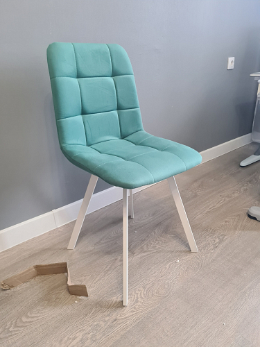 Стул на металлокаркасе Чилли бирюзовый / черный фото покупателя 504