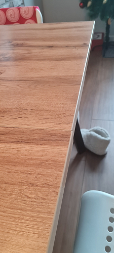 Стол раскладной Колон Лофт 120 32 мм дуб галифакс табако / черный матовый фото покупателя 186