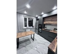 Стол Лота Лофт 140 25 мм черный матовый / бетон фото покупателя 743