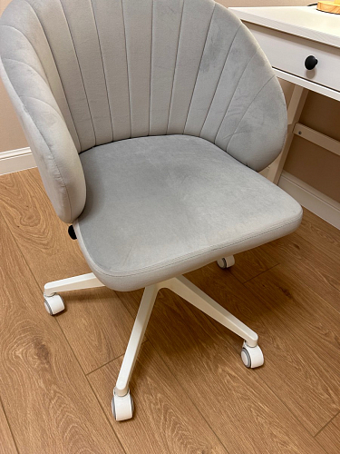 Компьютерное кресло Пард confetti silver серый / черный фото покупателя 172