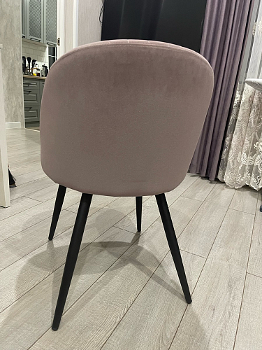 Стул на металлокаркасе Gabi green / black / silver фото покупателя 75