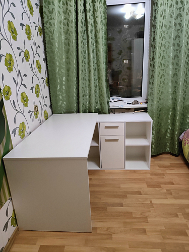 Письменный стол Лайт 03.245F белый гладкий 101 фото покупателя 115