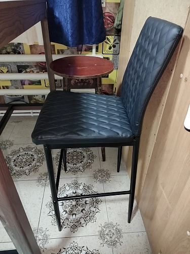 Барный стул Teon beige / chrome фото покупателя 2