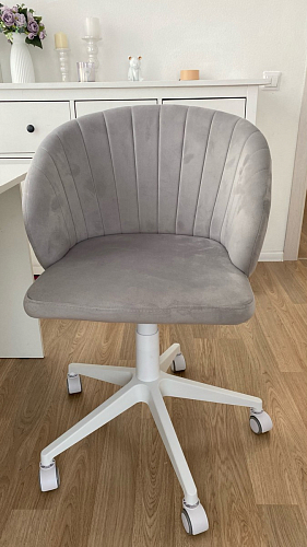 Компьютерное кресло Пард confetti silver серый / черный фото покупателя 151