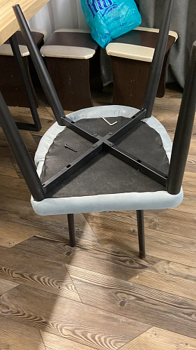 Стул на металлокаркасе Kora white / gray фото покупателя 313