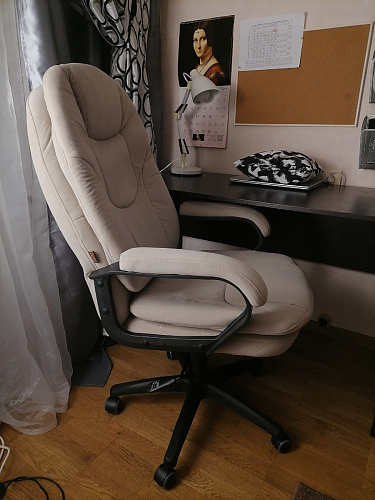 Компьютерное кресло Comfort lux серый фото покупателя 80