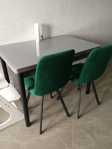 Стул на металлокаркасе Чилли бежевый / белый каркас фото покупателя 1506