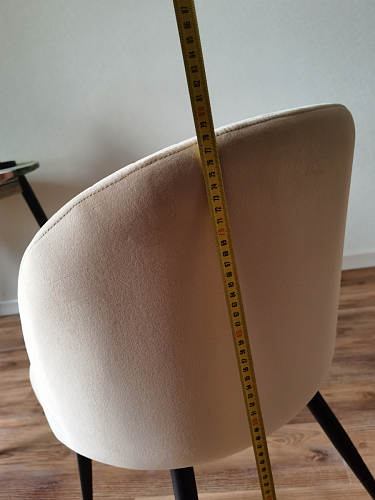 Стул на металлокаркасе Gabi latte / gold / black фото покупателя 809