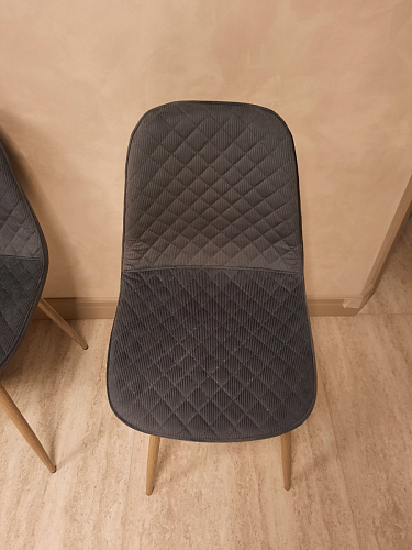 Стул на металлокаркасе Capri голубой фото покупателя 135