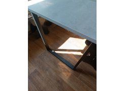 Стол Лота Лофт 140 25 мм черный матовый / бетон фото покупателя 689