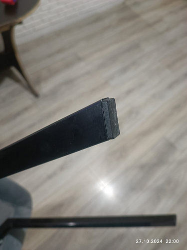 Стул на металлокаркасе Чилли К черный / зеленый фото покупателя 532