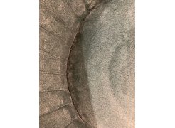 Стул на металлокаркасе Gabi 1 бежевый / черный с серебряными наконечниками фото покупателя 946