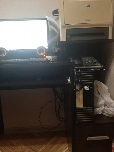 Компьютерный стол Джаз-24 левый дуб сонома фото покупателя 176