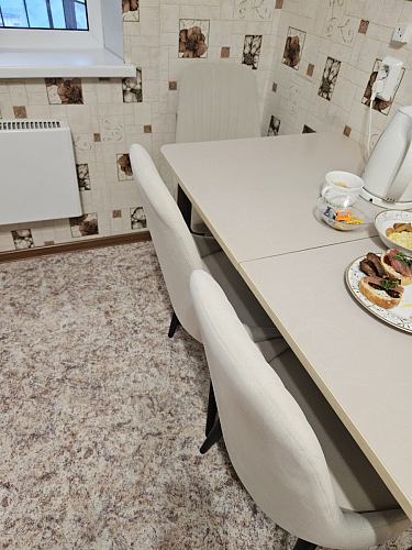 Стул на металлокаркасе Kora beige / black фото покупателя 371