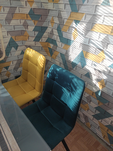 Комплект стульев Чилли 2 шт бежевый / черный фото покупателя 931