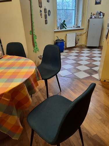 Стул на металлокаркасе Lilu 05 gray / white фото покупателя 8